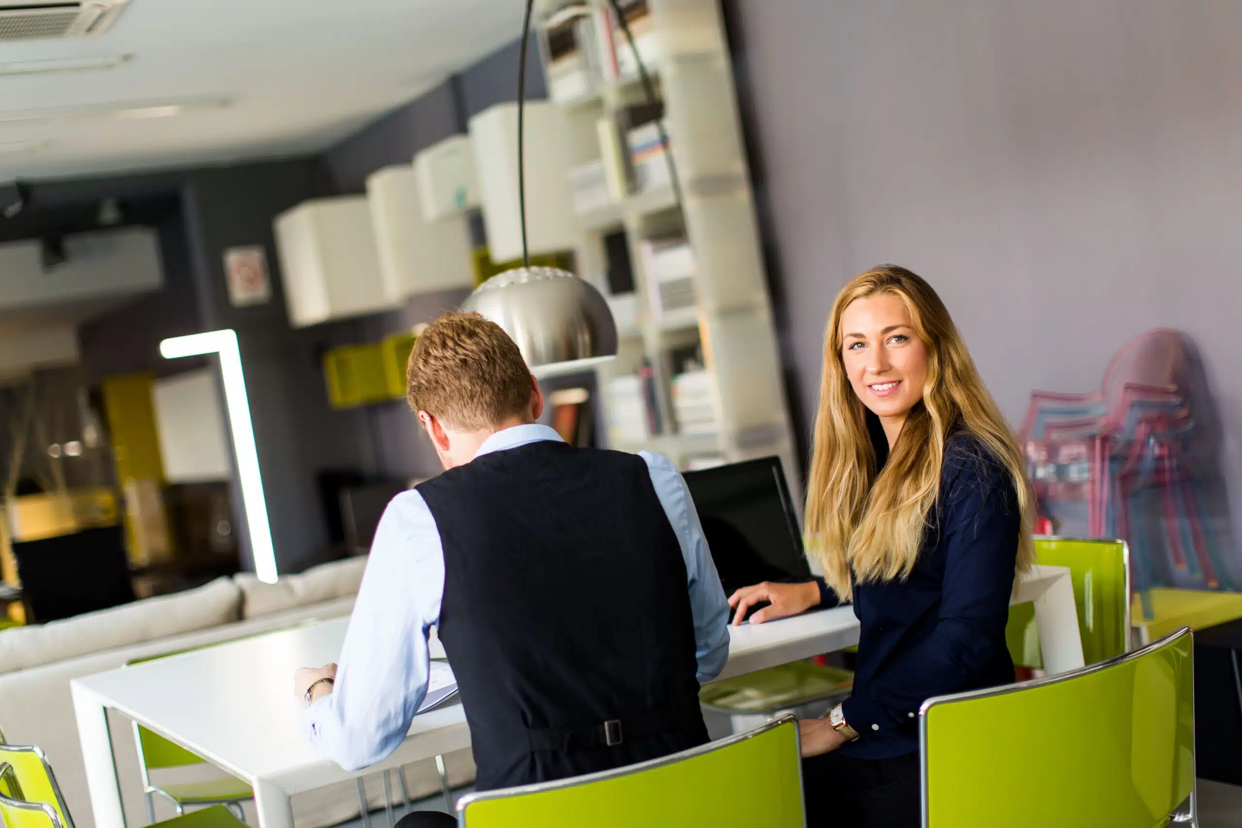 Empresários no escritório